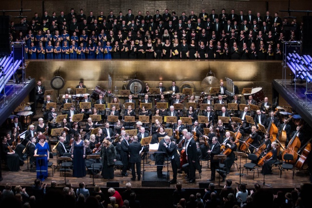 Krzysztof Penderecki w Filharmonii w Szczecinie 13 grudnia 2018 roku. Fot. [Bartek Barczyk] Maestro Krzysztof Penderecki we wspomnieniach Doroty Serwy [POSŁUCHAJ, ZDJĘCIA]