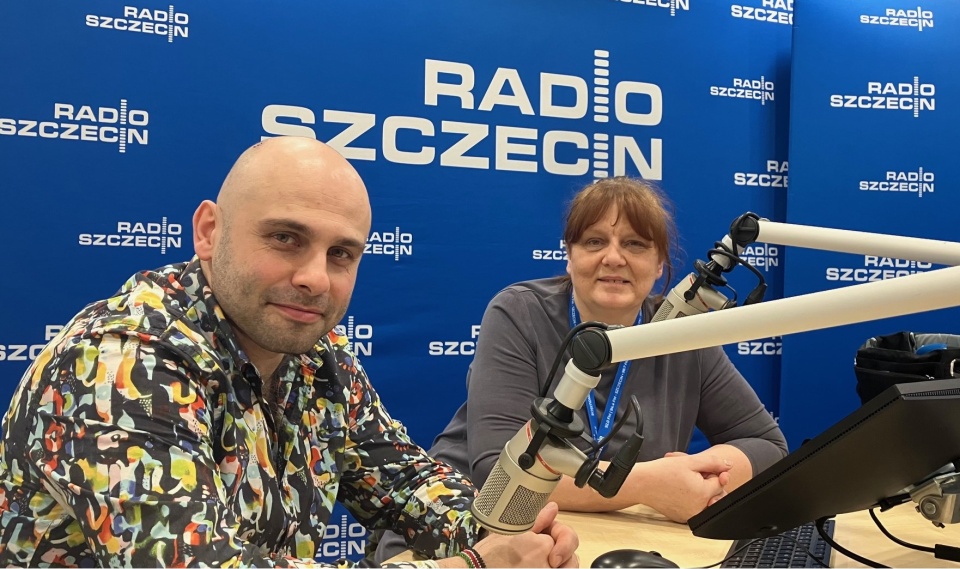 Rafał Krzanowski i Małgorzata Frymus Fot. Radio Szczecin