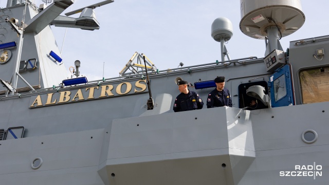 Fot. Robert Stachnik [Radio Szczecin] ORP Albatros i ORP Mewa zacumowały przy Wałach Chrobrego [WIDEO, ZDJĘCIA]