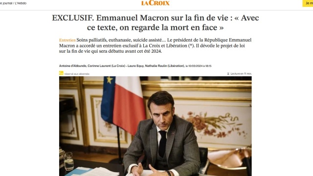 Prezydent Francji Emmanuel Macron zapowiedział złożenie projektu ustawy o wspomaganej śmierci. Nowe prawo ma dotyczyć możliwości odebrania pacjentowi życia na jego prośbę. Prezydencki projekt wzbudza kontrowersje.