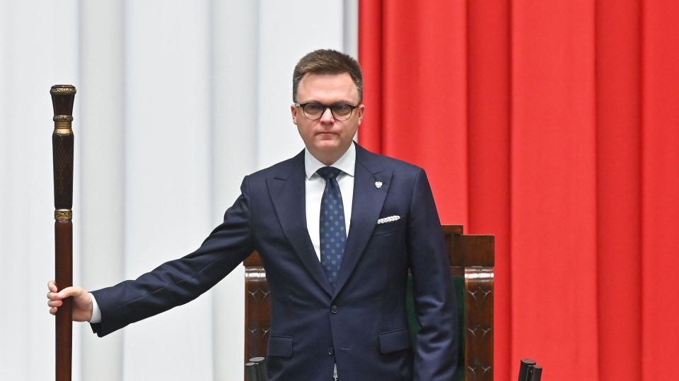 Marszałek Sejmu Szymon Hołownia. Fot. twitter.com/KancelariaSejmu