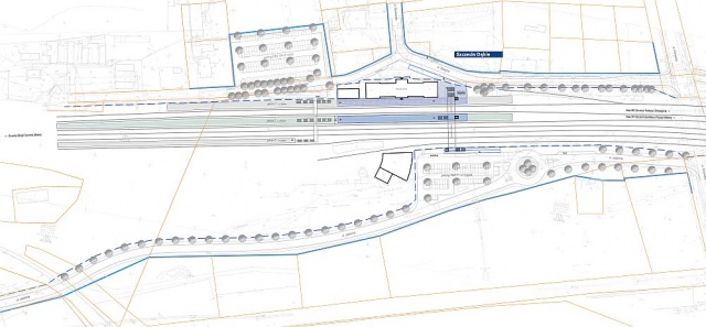 Plan rozbudowy parkingu przy dworcu Szczecin-Dąbie 25.06.2021