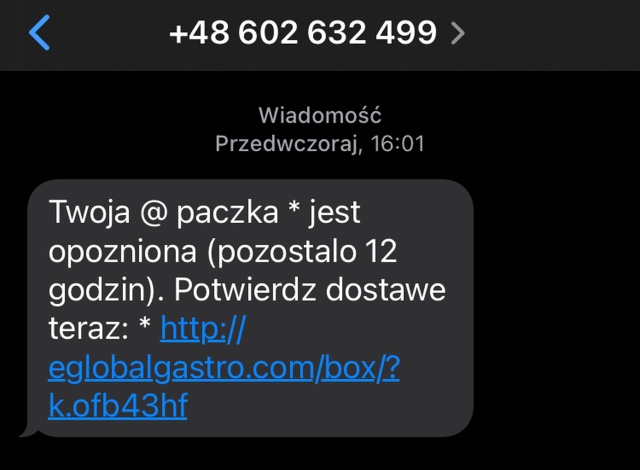 Sms z fałszywą informacją, fot. S. Orlik, PR Szczecin 13.12.2021
