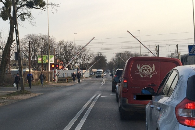 Przejazd na ul. Pomorskiej, fot. Sławomir Orlik, PR Szczecin 17.03.2022