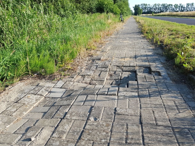 Ścieżka rowerowa pomiędzy Uninem a Międzywodziem 10.07.2023