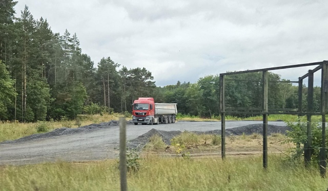 Prace przygotowacze na DK10, fot. Sławomir Orlik, PR Szczecin 06.10.2025