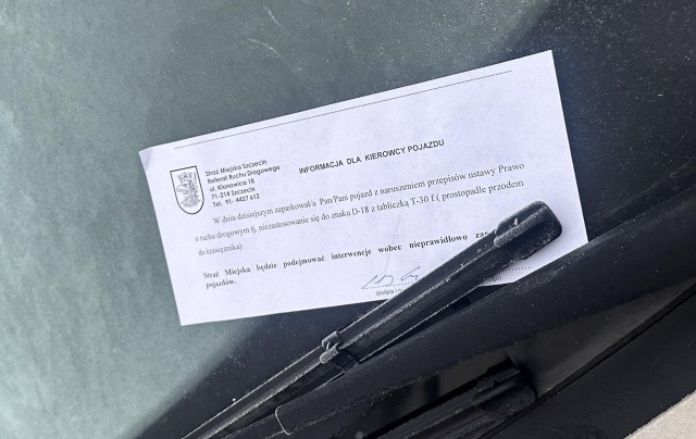 Wezwanie Straży Miejskiej, fot. Słuchacz, pan Tomasz 09.01.2026