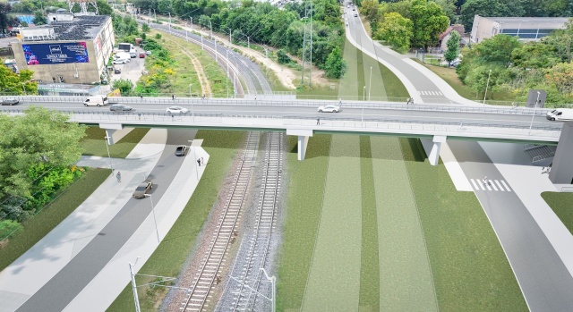 Wizaulizacja wiaduktu - ul. Jagiellońska, źródło: konsultuj.szczecin.pl 22.01.2026