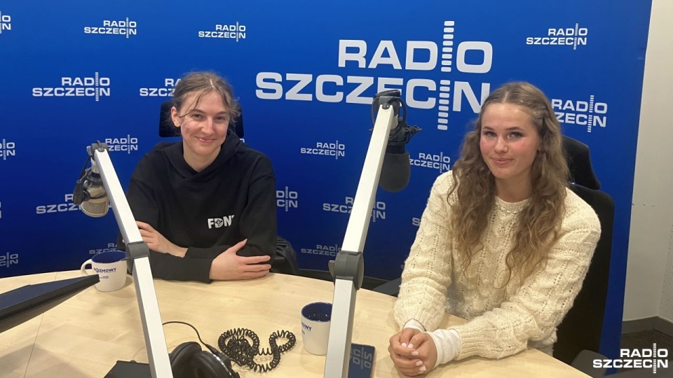 Styepndystki Fundacji Dzieło Nowego Tysiąclecia: Amelia i Magdalena. Fot. Piotr Kołodziejski [Radio Szczecin]