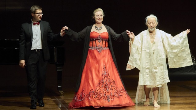 Szczcinianie w Japonii. Fot. Yohta Kataoka Profesor Katarzyna Dondalska, Alicja Kondzioła i Michał Landowski wrócili z Japonii