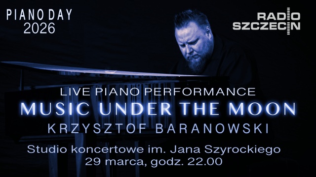 Krzysztof Baranowski – pianista, kompozytor, aranżer. Fot. Materiały prasowe Radia Szczecin Krzysztof Baranowski celebrował Światowy Dzień Fortepianu w Radiu Szczecin [ROZMOWA z ARTYSTĄ, ZDJĘCIA]