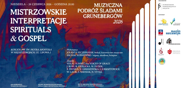 Materiały prasowa Stowarzyszenia Pierwszorzędnych Inicjatyw Festiwal „Muzyczna podróż śladami Grünebergów” 2026 [POSŁUCHAJ]
