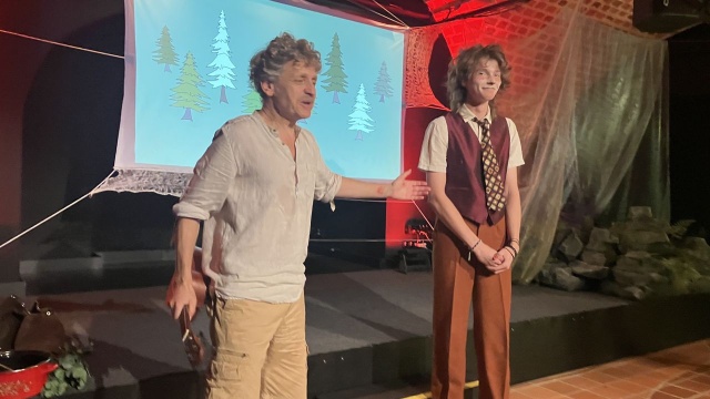Fot. Małgorzata Frymus Pan Przygoda w lesie. Premiera w Teatrze Piwnica przy Krypcie Zamku Książąt Pomorskich.