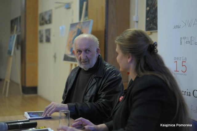 Henryk Waniek w Szczecinie, fot. [Książnica Pomorska] Henryk Waniek w Szczecinie [ROZMOWA]