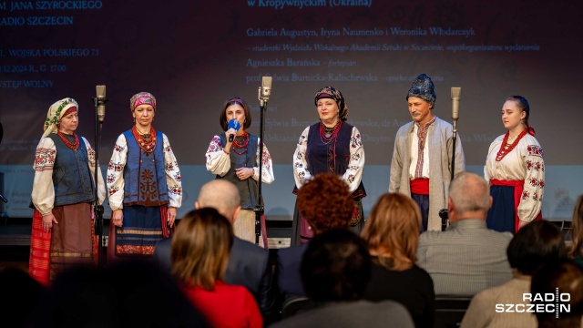 Zespół Млиночок z Ukrainy. Fot. Robert Stachnik [Radio Szczecin] Muzyczne przyjaźnie w Radiu Szczecin. Międzynarodowy Festiwal [POSŁUCHAJ, ZDJĘCIA]