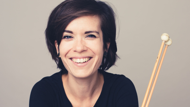 Aleksandra Gołaj – tutor grupy perkusistów 13. International Lutosławski Youth Orchestra 2025. Fot. Materiały prasowe Filharmonii w Szczecinie Filharmonia ogłosiła wyniki przesłuchań do International Lutosławski Youth Orchestra 2025 [ROZMOWA, ZDJĘCIA]