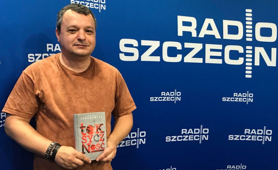 Jarosław Czechowicz był gościem Konrada Wojtyły, fot. [Radio Szczecin]