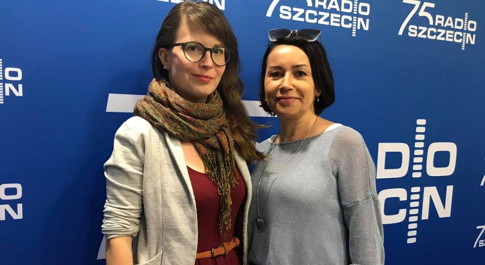 Agnieszka Sztandera i prof. Sylwia Fabiańczyk-Makuch, fot. Konrad Wojtyła [Radio Szczecin]