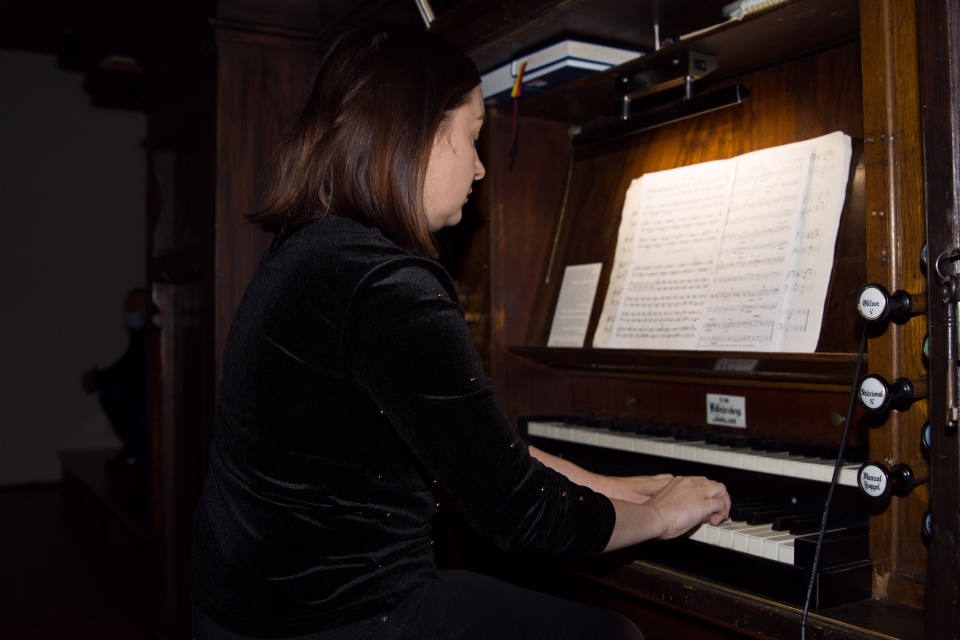 Katarzyna Ganczarska – organistka. Fot. Jan Olczak