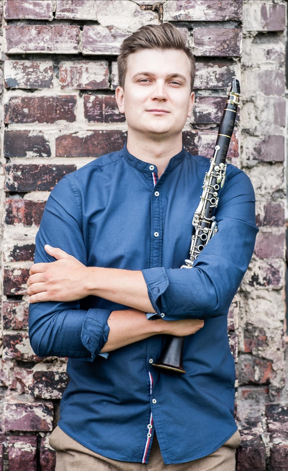 Piotr Wybraniec – klarnecista. Fot. [Marcin Kaletka]