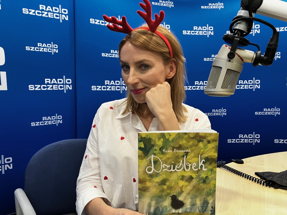 Kasia Brzozowska i jej "Dziubek". Fot. Agata Rokicka [Radio Szczecin]