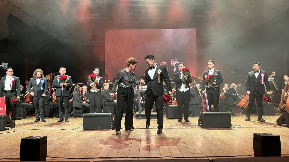 Davaasuren Dagvadorj tenor z Mongolii zwycięzcą 25 Wielkiego TurniejuTenorów. Fot. Małgorzata Frymu