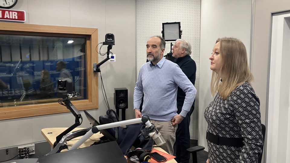 Jean Marc Fessard, Michał Janicki i Partycja Fessard. Fot Małgorzata Frymus