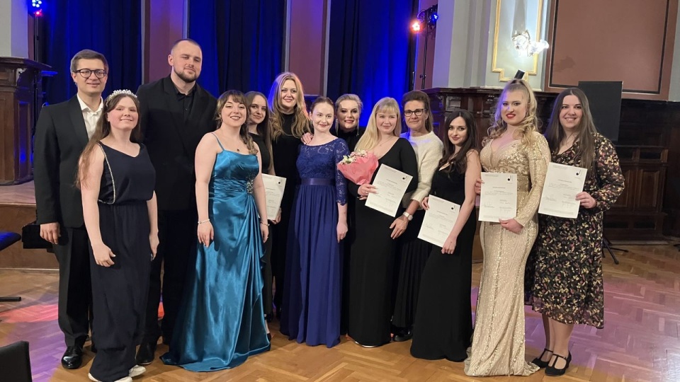 Iwona Sobotka gościem warsztatów mistrzowskich w Akademii Sztuki. Fot. Małgorzata Frymus