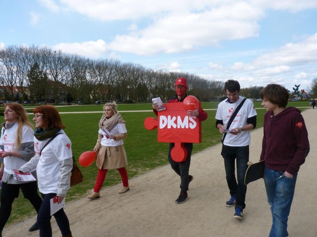 Pożyteczni [20.04.2015] Akcja promująca DKMS w Szczecinie