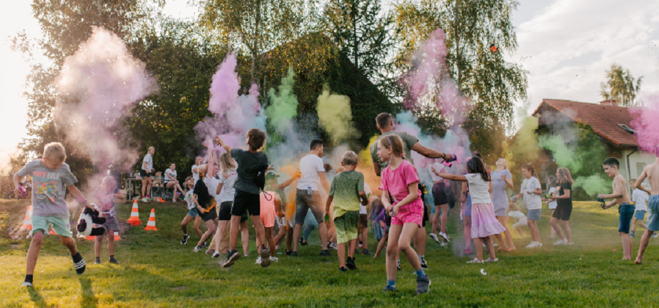 Urodzinowa zabawa w SOS-owej Wiosce w Karlinie