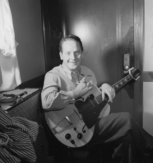 Les Paul, rok 1947 | wikipedia.org Dom wschodzącego słońca, Les Paul i trąbka