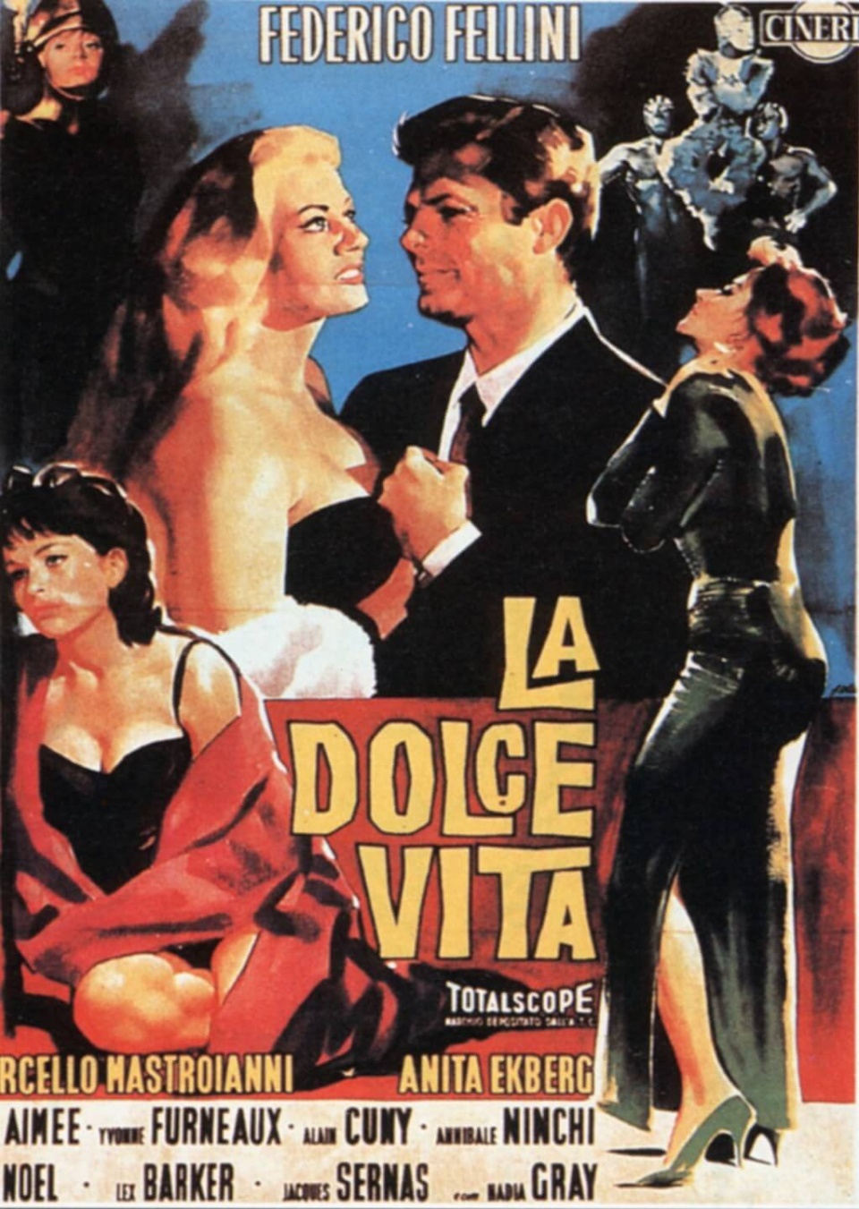 Plakat filmu "Dolce vita"