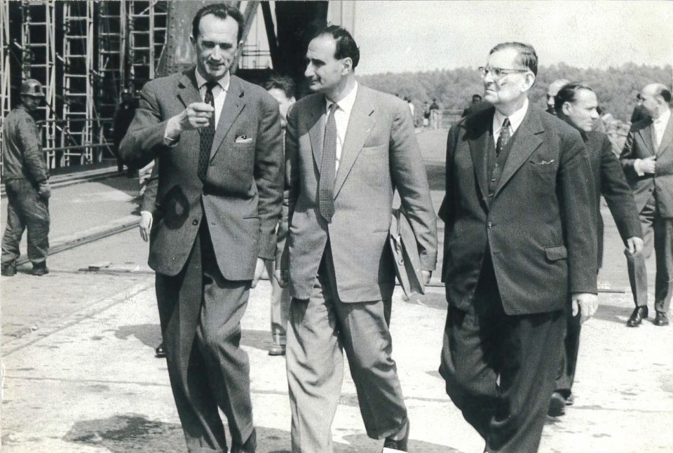 H. Jendza (pierwszy z lewej. Fot. ze zbiorów Krystyny Pohl