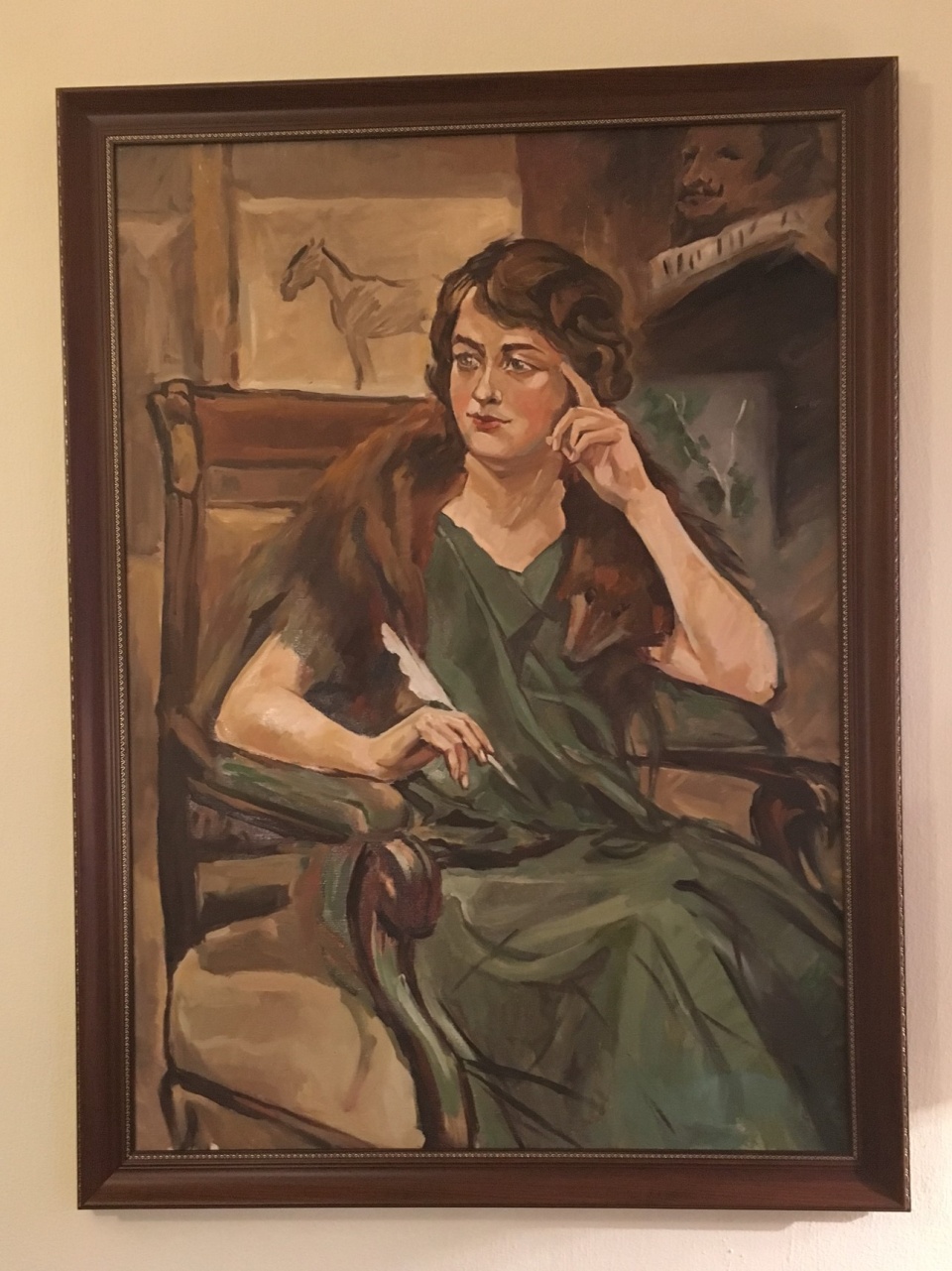 Portret Magdaleny Samozwaniec namalowany przez Wojciecha Kossaka. Fot. Agata Rokicka [Radio Szczecin]
