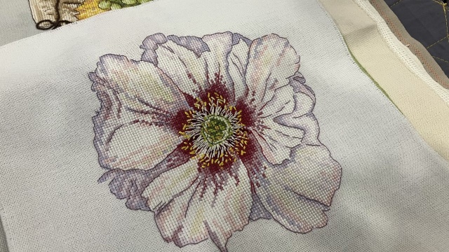 Rękodzieło krzyżykowe Oleksandry Serhijenko. Fot. Małgorzata Frymus Posydenki na 7.09.2025