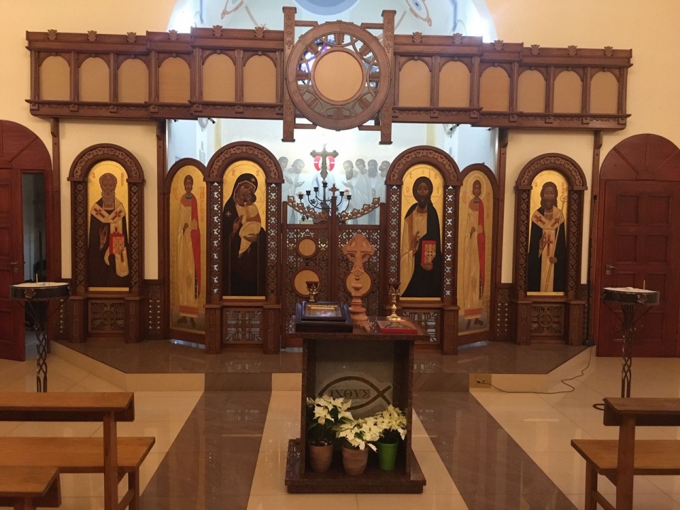 Ikonostas w Cerkwi Greckokatolickiej pw. Św Jozafata w Stargardzie (fot:Małgorzata Frymus)