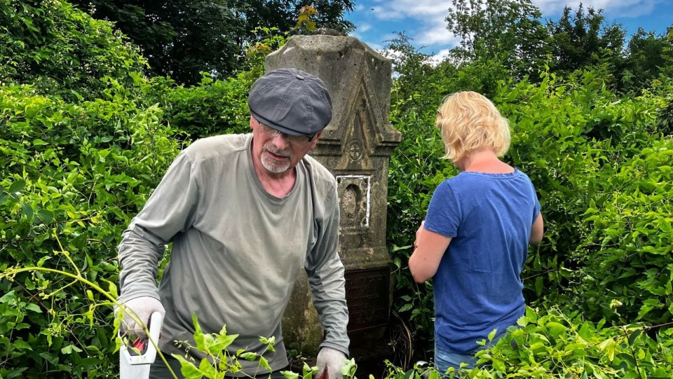 Dr Barbara Patleicz i prof. Ryszard Tomczyk przy pracy. Fot Agata Rokicka