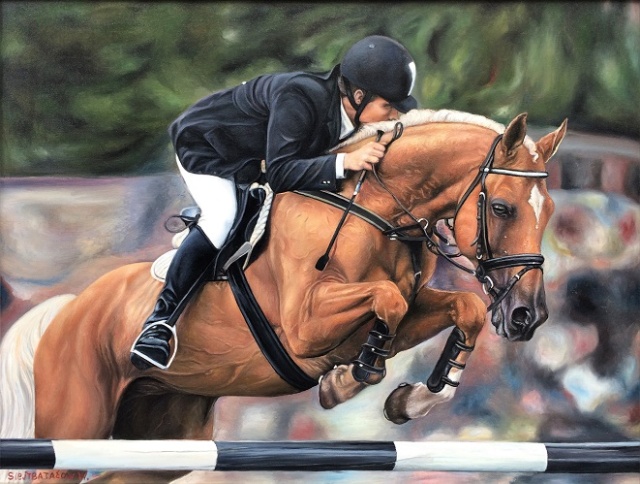 Obraz Walerego Siejtbatałowa [ze strony amun.com.pl] "Malarz maluje nie tylko rękami, ale sercem". Spotkanie z Walerym Siejtbatałowem