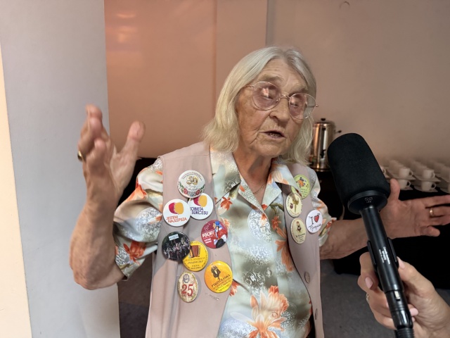 Maria Makowska. Fot. Agata Rokicka [Radio Szczecin] Pyrzyckie Spotkania z Folklorem - W rytmie tradycji