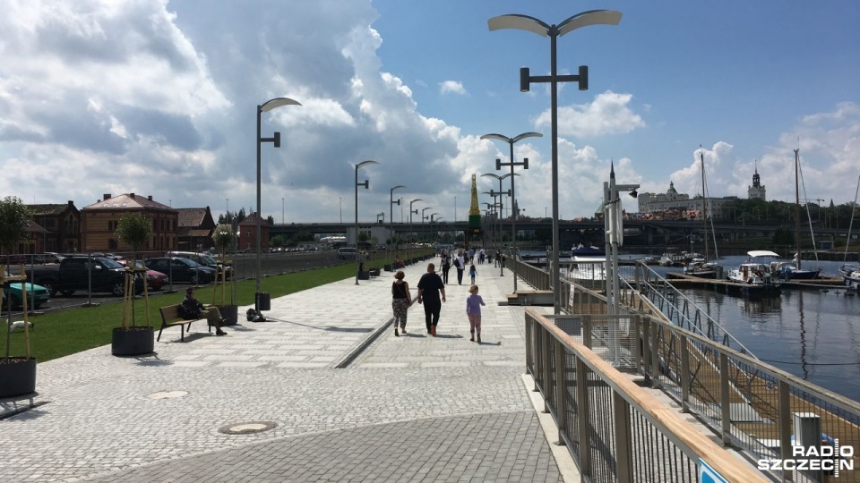Szczecińskie bulwary. Fot. Michał Król [Radio Szczecin]