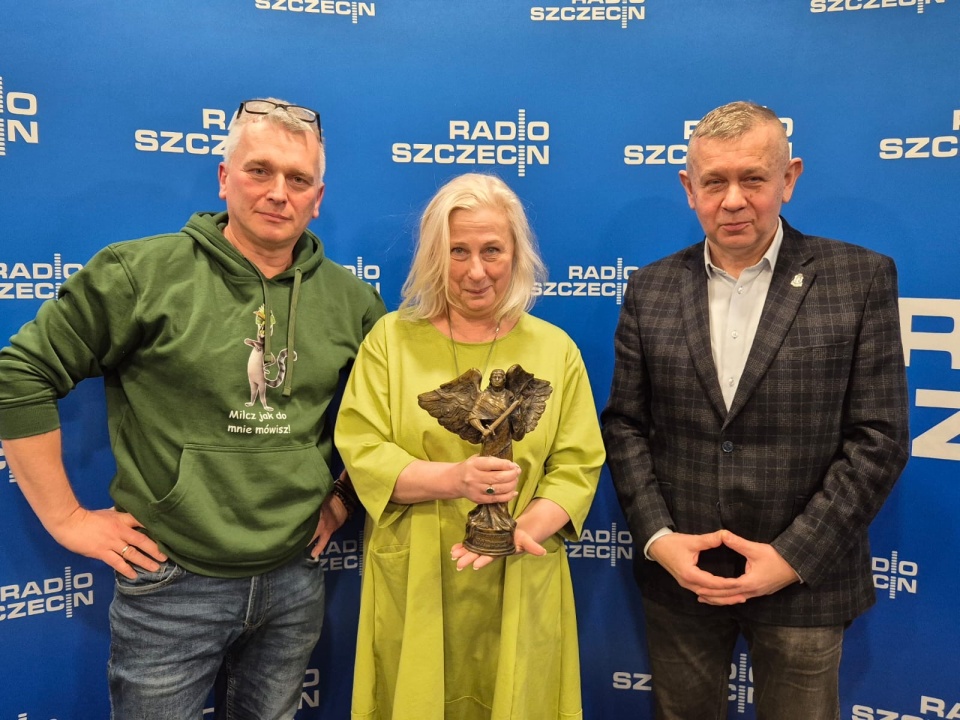 Od lewej: Julian Dalidowicz, Agata Rokicka i Wojciech Prusaczyk.Fot. Mateusz Szpilewski