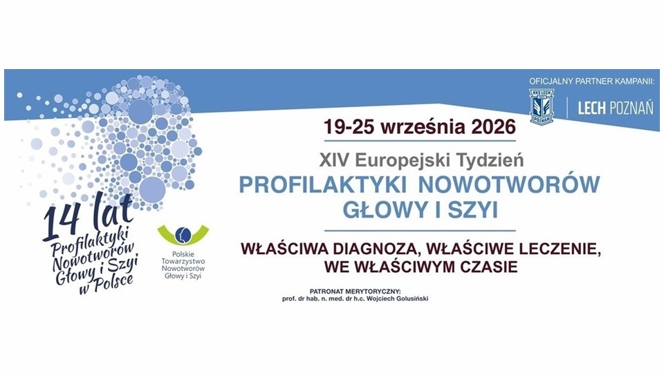 Mat. Polskie Towarzystwo Nowotworów Głowy i Szyi