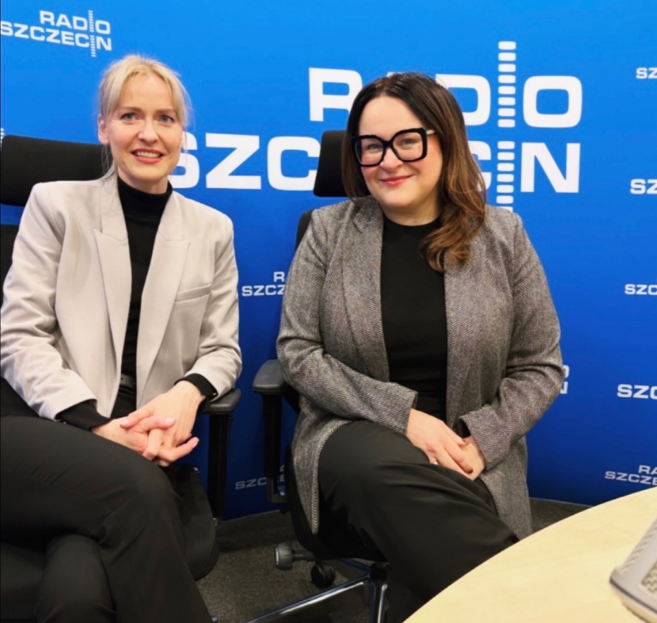 dr Katarzyna Zawadzka (od lewej) i mec. Agnieszka Stach. Fot. Agata Rokicka [Radio Szczecin]