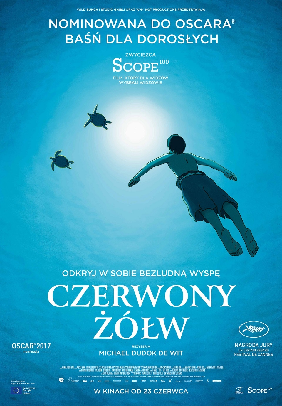 Czerwony żółw. Mat. dystrybutora