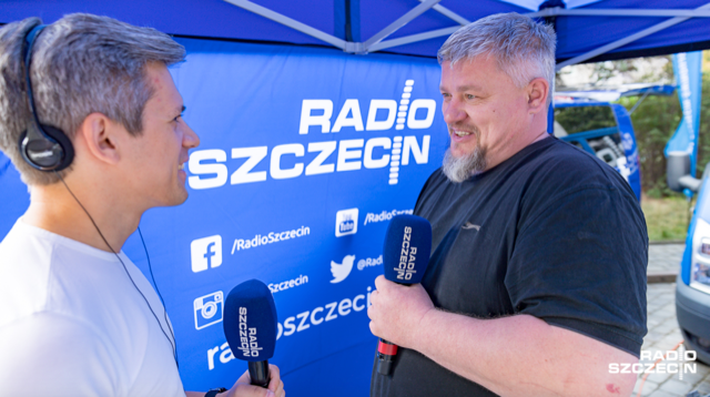 Wojciech Zagaj rozmawia z Konradem Fujarskim (fot. Robert Stachnik)