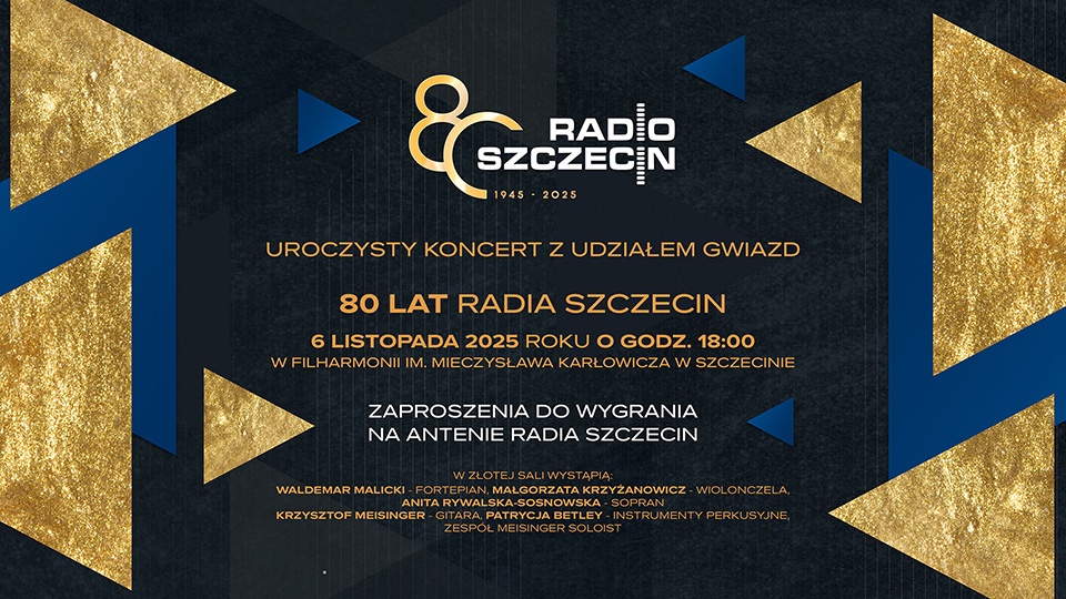 Wygraj ekskluzywne zaproszenia na jubileuszowy koncert Radia Szczecin!