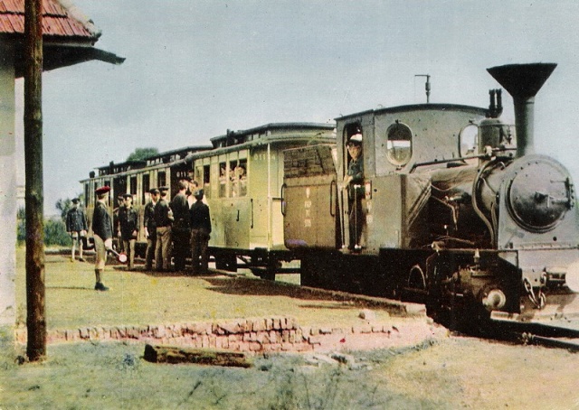 Podgrodzie ciuchcia 1961. Fot.W. Wojtkiewicz [pomeranica.pl] "Kilka kart z historii Miasteczka Dziecięcego w Podgrodziu" - reportaż Małgorzaty Furgi