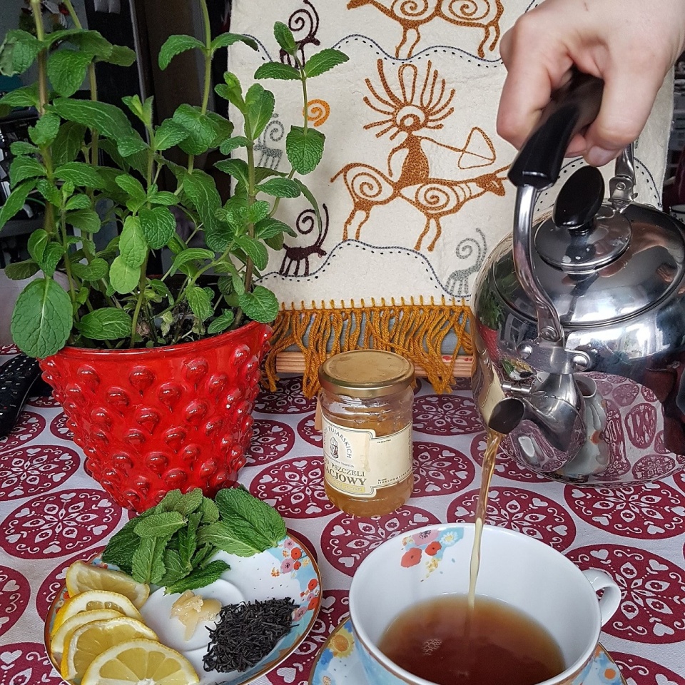 Herbata po kazachsku u Poliny