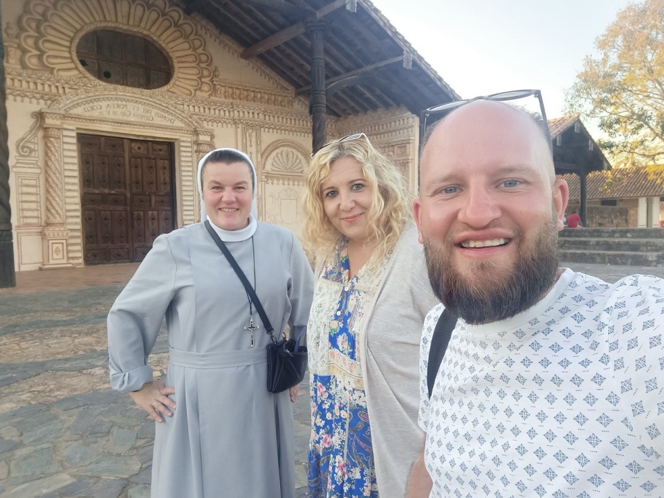 Siostra Joanna i Beata Hedizelska - spotkanie w Boliwii
