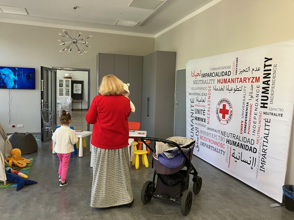 Sala dla dzieci w Centrum Integracji Polsko - Ukraińskiej PCK
